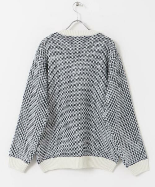 URBAN RESEARCH DOORS / アーバンリサーチ ドアーズ ニット・セーター | 変形バーズアイニットプルオーバー | 詳細9