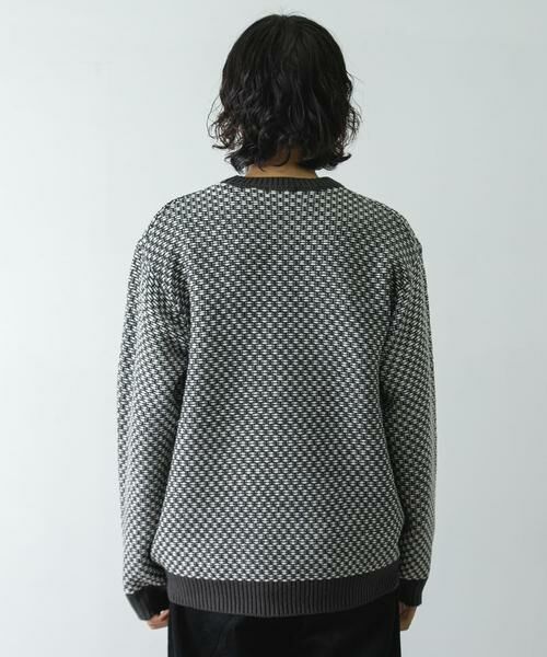URBAN RESEARCH DOORS / アーバンリサーチ ドアーズ ニット・セーター | 変形バーズアイニットプルオーバー | 詳細27