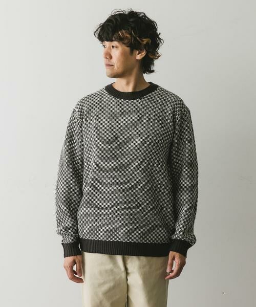 URBAN RESEARCH DOORS / アーバンリサーチ ドアーズ ニット・セーター | 変形バーズアイニットプルオーバー | 詳細28