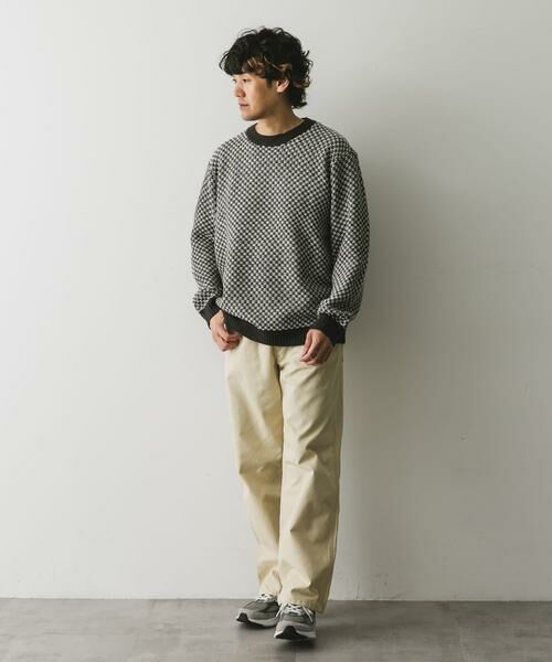 URBAN RESEARCH DOORS / アーバンリサーチ ドアーズ ニット・セーター | 変形バーズアイニットプルオーバー | 詳細18