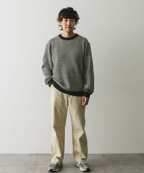 URBAN RESEARCH DOORS / アーバンリサーチ ドアーズ ニット・セーター | 変形バーズアイニットプルオーバー | 詳細19