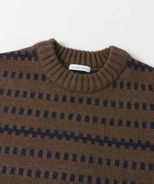 URBAN RESEARCH DOORS / アーバンリサーチ ドアーズ ニット・セーター | ウールブレンド柄ニットプルオーバー | 詳細20