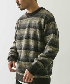 URBAN RESEARCH DOORS / アーバンリサーチ ドアーズ ニット・セーター | ボーダージャガードニット