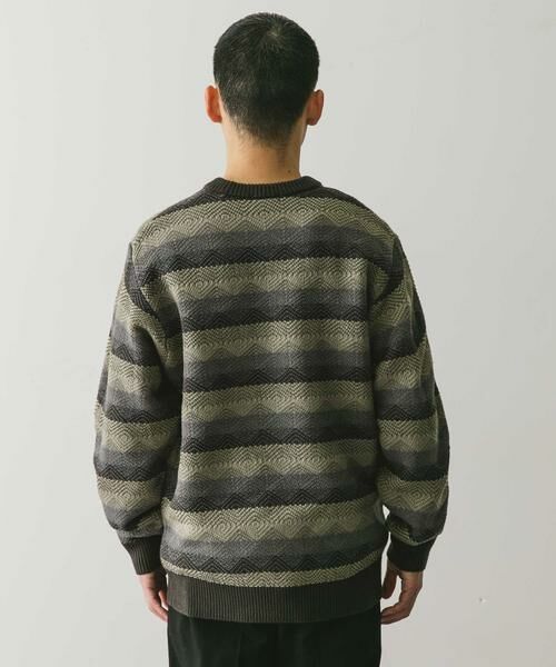URBAN RESEARCH DOORS / アーバンリサーチ ドアーズ ニット・セーター | ボーダージャガードニット | 詳細23