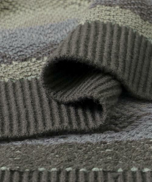 URBAN RESEARCH DOORS / アーバンリサーチ ドアーズ ニット・セーター | ボーダージャガードニット | 詳細28