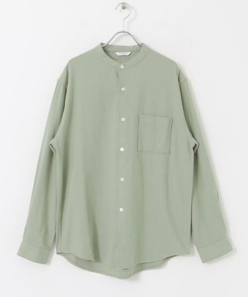 URBAN RESEARCH DOORS / アーバンリサーチ ドアーズ シャツ・ブラウス | 『XLサイズ/WEB限定』ヘビーネルバンドカラーシャツ | 詳細12