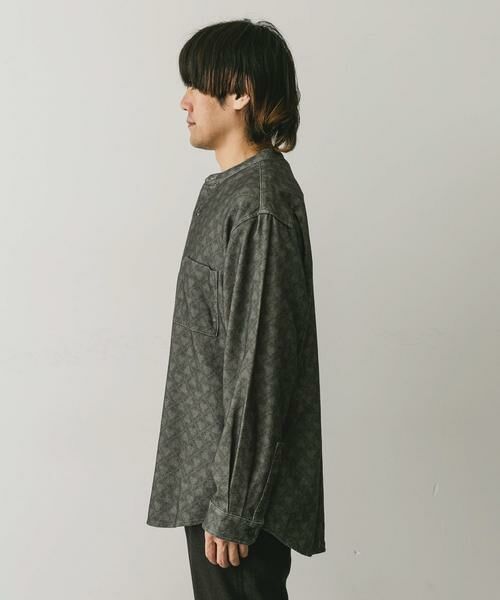 URBAN RESEARCH DOORS / アーバンリサーチ ドアーズ シャツ・ブラウス | 『XLサイズ/WEB限定』ヘビーネルバンドカラーシャツ | 詳細23