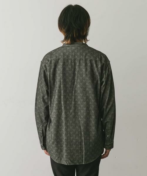 URBAN RESEARCH DOORS / アーバンリサーチ ドアーズ シャツ・ブラウス | 『XLサイズ/WEB限定』ヘビーネルバンドカラーシャツ | 詳細24