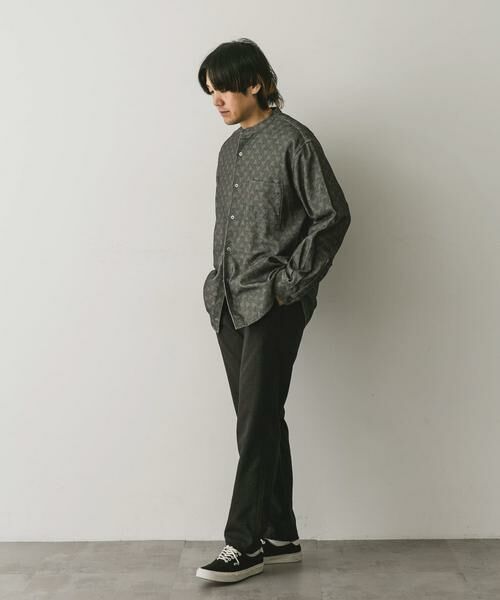 URBAN RESEARCH DOORS / アーバンリサーチ ドアーズ シャツ・ブラウス | 『XLサイズ/WEB限定』ヘビーネルバンドカラーシャツ | 詳細21