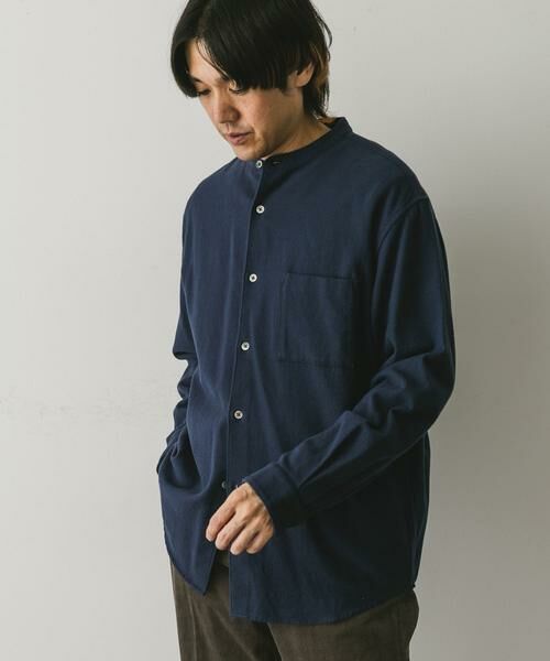 URBAN RESEARCH DOORS / アーバンリサーチ ドアーズ シャツ・ブラウス | 『XLサイズ/WEB限定』ヘビーネルバンドカラーシャツ | 詳細29