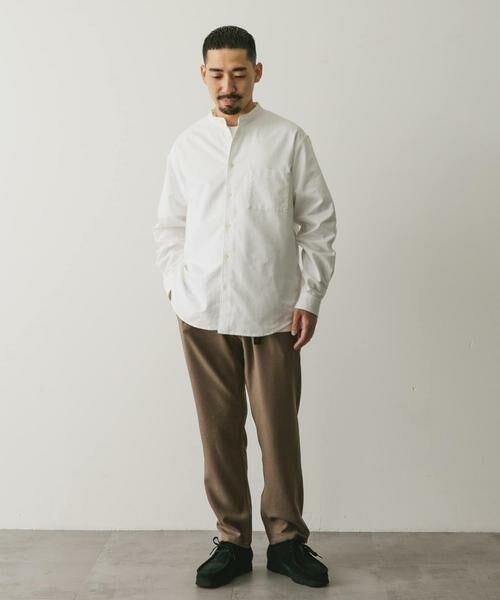 URBAN RESEARCH DOORS / アーバンリサーチ ドアーズ シャツ・ブラウス | 裏起毛オックスバンドカラーシャツ | 詳細17