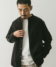 URBAN RESEARCH DOORS / アーバンリサーチ ドアーズ シャツ・ブラウス | 『UR TECH』コーデュロイバンドカラーシャツ