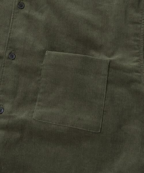 URBAN RESEARCH DOORS / アーバンリサーチ ドアーズ シャツ・ブラウス | 『UR TECH』コーデュロイバンドカラーシャツ | 詳細11