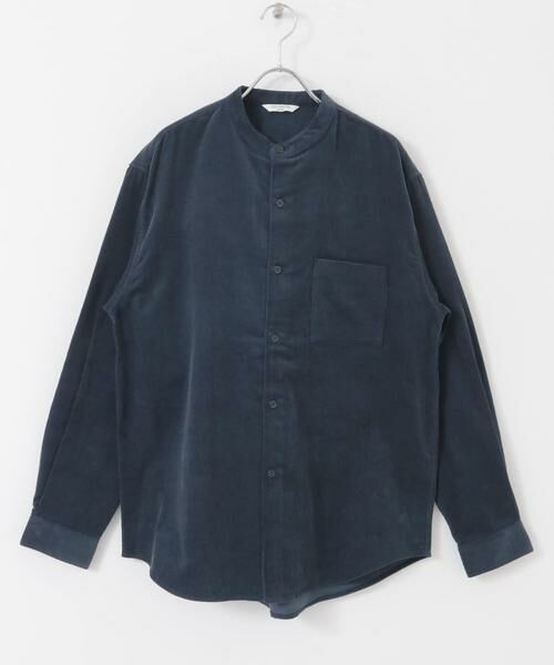 URBAN RESEARCH DOORS / アーバンリサーチ ドアーズ シャツ・ブラウス | 『UR TECH』コーデュロイバンドカラーシャツ | 詳細21
