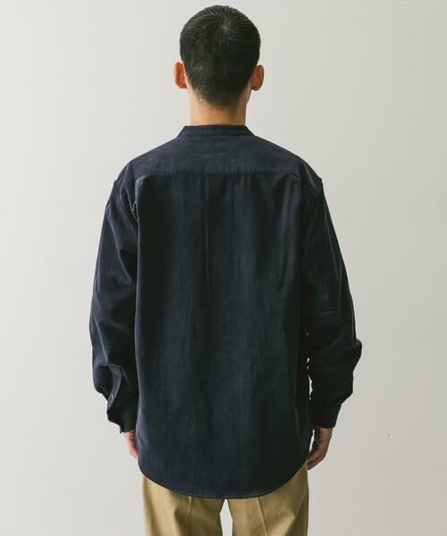 URBAN RESEARCH DOORS / アーバンリサーチ ドアーズ シャツ・ブラウス | 『UR TECH』コーデュロイバンドカラーシャツ | 詳細20