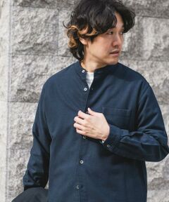 URBAN RESEARCH DOORS / アーバンリサーチ ドアーズ シャツ・ブラウス | 両面起毛ネルバンドカラーシャツ