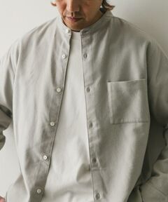 URBAN RESEARCH DOORS / アーバンリサーチ ドアーズ シャツ・ブラウス | 両面起毛ネルバンドカラーシャツ