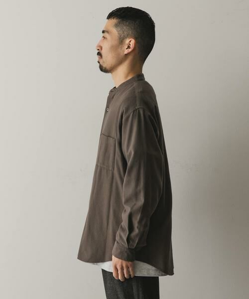 URBAN RESEARCH DOORS / アーバンリサーチ ドアーズ シャツ・ブラウス | 両面起毛ネルバンドカラーシャツ | 詳細13