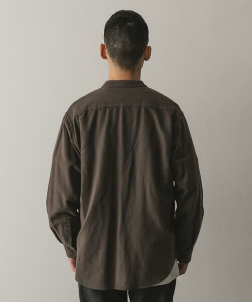 URBAN RESEARCH DOORS / アーバンリサーチ ドアーズ シャツ・ブラウス | 両面起毛ネルバンドカラーシャツ | 詳細14