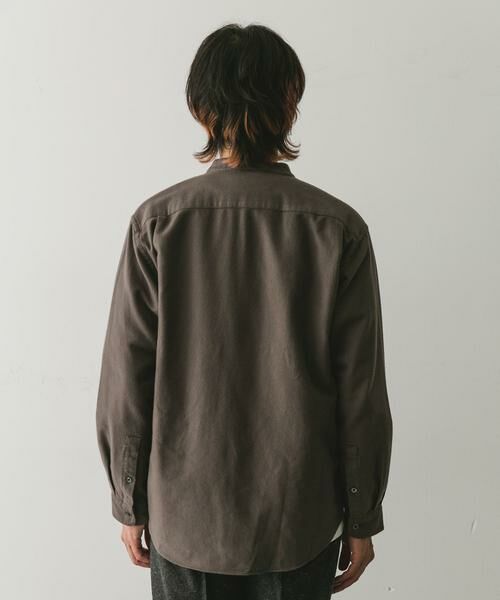 URBAN RESEARCH DOORS / アーバンリサーチ ドアーズ シャツ・ブラウス | 両面起毛ネルバンドカラーシャツ | 詳細17