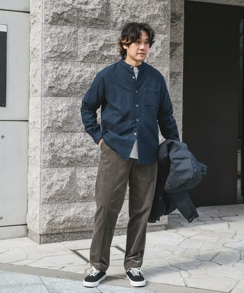 URBAN RESEARCH DOORS / アーバンリサーチ ドアーズ シャツ・ブラウス | 両面起毛ネルバンドカラーシャツ | 詳細26