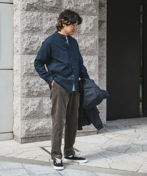 URBAN RESEARCH DOORS / アーバンリサーチ ドアーズ シャツ・ブラウス | 両面起毛ネルバンドカラーシャツ | 詳細27