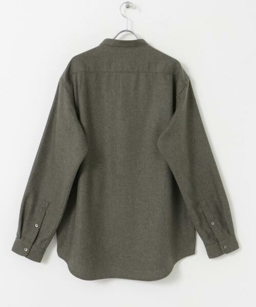 URBAN RESEARCH DOORS / アーバンリサーチ ドアーズ シャツ・ブラウス | フラノバンドカラーシャツ | 詳細9