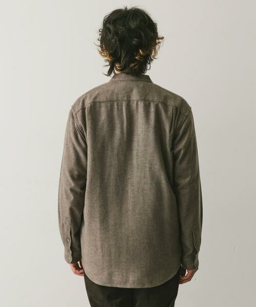 URBAN RESEARCH DOORS / アーバンリサーチ ドアーズ シャツ・ブラウス | フラノバンドカラーシャツ | 詳細30