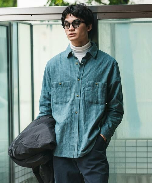 URBAN RESEARCH DOORS / アーバンリサーチ ドアーズ シャツ・ブラウス | OUTDOOR EXCHANGE起毛ネルシャツ | 詳細1