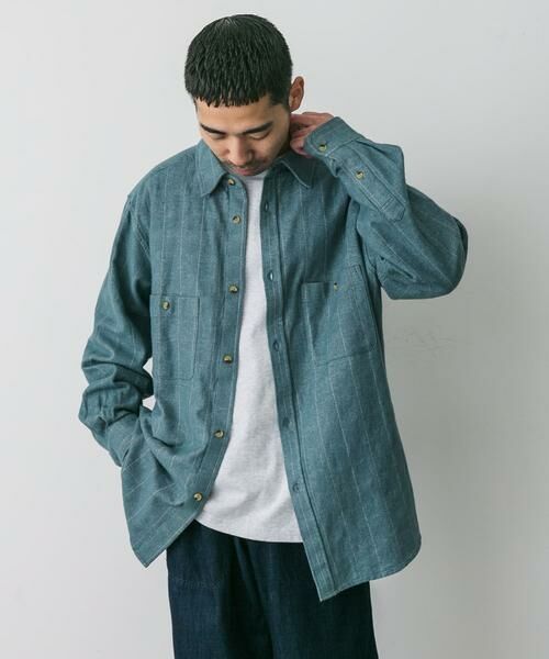 URBAN RESEARCH DOORS / アーバンリサーチ ドアーズ シャツ・ブラウス | OUTDOOR EXCHANGE起毛ネルシャツ | 詳細6