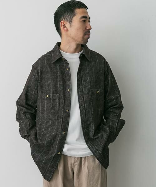 URBAN RESEARCH DOORS / アーバンリサーチ ドアーズ シャツ・ブラウス | OUTDOOR EXCHANGE起毛ネルシャツ | 詳細16