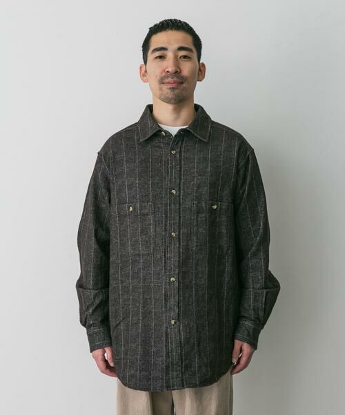 URBAN RESEARCH DOORS / アーバンリサーチ ドアーズ シャツ・ブラウス | OUTDOOR EXCHANGE起毛ネルシャツ | 詳細21