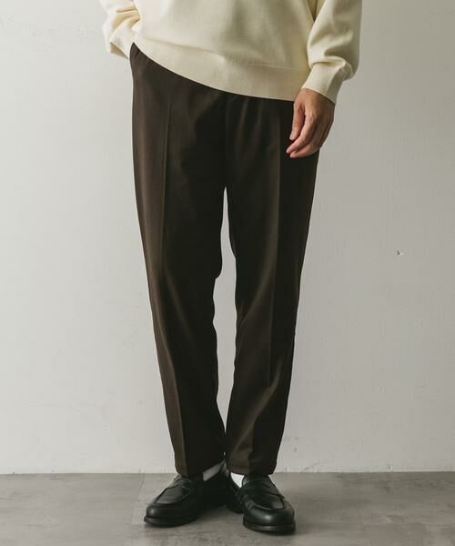 URBAN RESEARCH DOORS / アーバンリサーチ ドアーズ その他パンツ | ウールライクテーパードトラウザー | 詳細10
