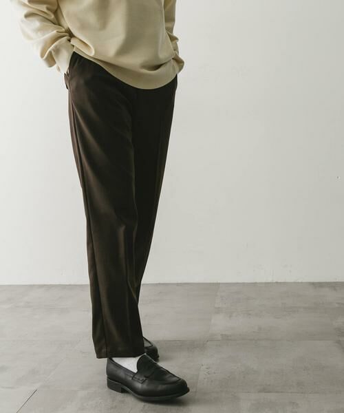 URBAN RESEARCH DOORS / アーバンリサーチ ドアーズ その他パンツ | ウールライクテーパードトラウザー | 詳細12