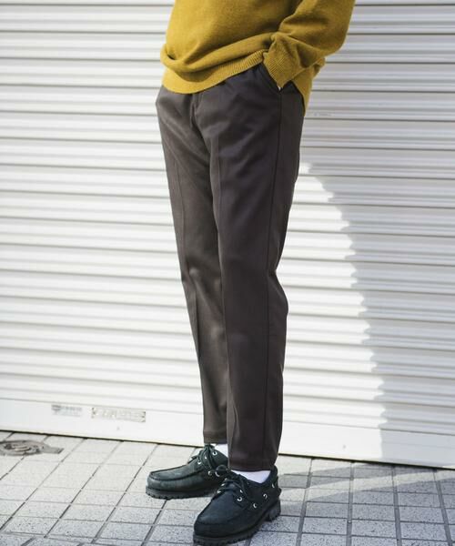 URBAN RESEARCH DOORS / アーバンリサーチ ドアーズ その他パンツ | ウールライクテーパードトラウザー | 詳細4