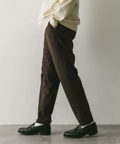 URBAN RESEARCH DOORS / アーバンリサーチ ドアーズ その他パンツ | ウールライクテーパードトラウザー | 詳細8
