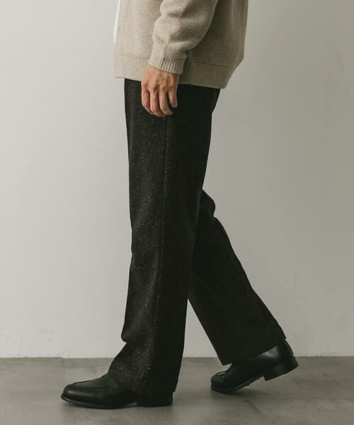 URBAN RESEARCH DOORS / アーバンリサーチ ドアーズ その他パンツ | ウールブレンドネップワンタックパンツ | 詳細11