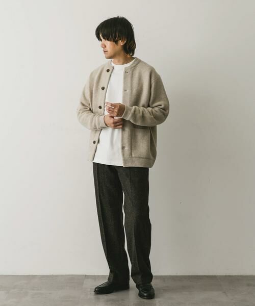 URBAN RESEARCH DOORS / アーバンリサーチ ドアーズ その他パンツ | ウールブレンドネップワンタックパンツ | 詳細15