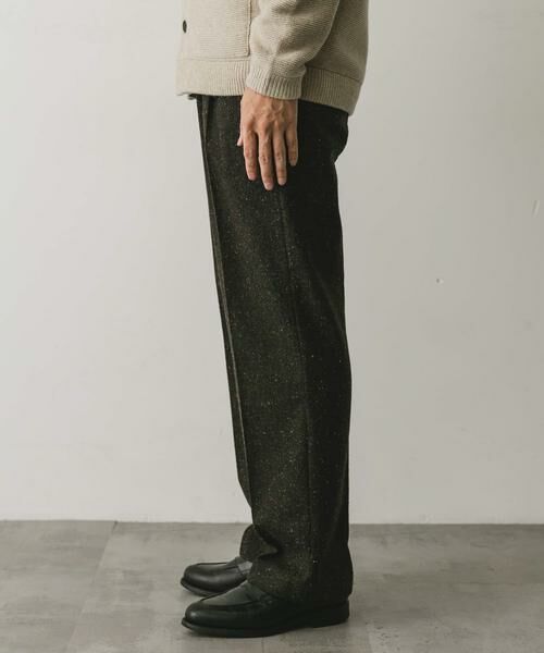 URBAN RESEARCH DOORS / アーバンリサーチ ドアーズ その他パンツ | ウールブレンドネップワンタックパンツ | 詳細17