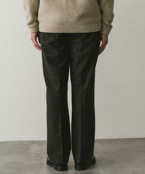 URBAN RESEARCH DOORS / アーバンリサーチ ドアーズ その他パンツ | ウールブレンドネップワンタックパンツ | 詳細18