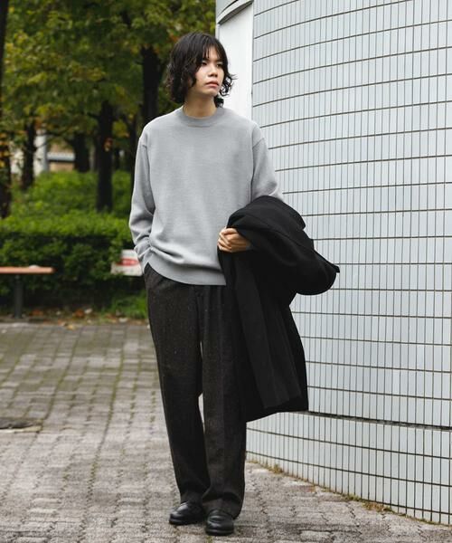 URBAN RESEARCH DOORS / アーバンリサーチ ドアーズ その他パンツ | ウールブレンドネップワンタックパンツ | 詳細7