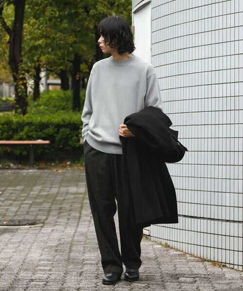 URBAN RESEARCH DOORS / アーバンリサーチ ドアーズ その他パンツ | ウールブレンドネップワンタックパンツ | 詳細8