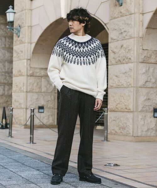 URBAN RESEARCH DOORS / アーバンリサーチ ドアーズ その他パンツ | ウールブレンドネップワンタックパンツ | 詳細25