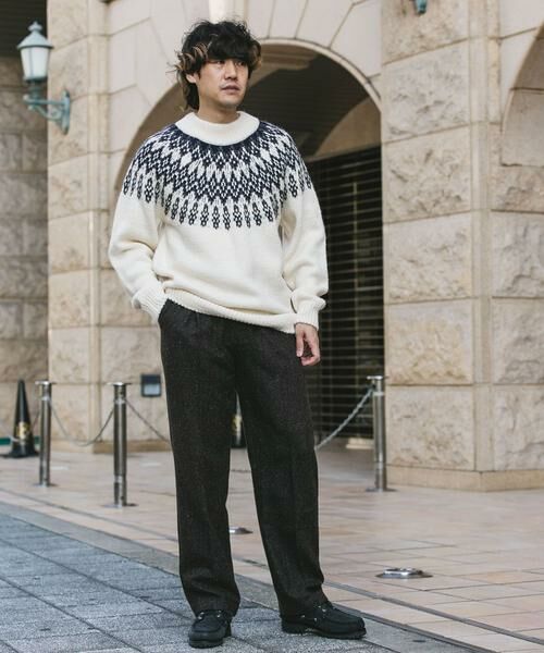 URBAN RESEARCH DOORS / アーバンリサーチ ドアーズ その他パンツ | ウールブレンドネップワンタックパンツ | 詳細26