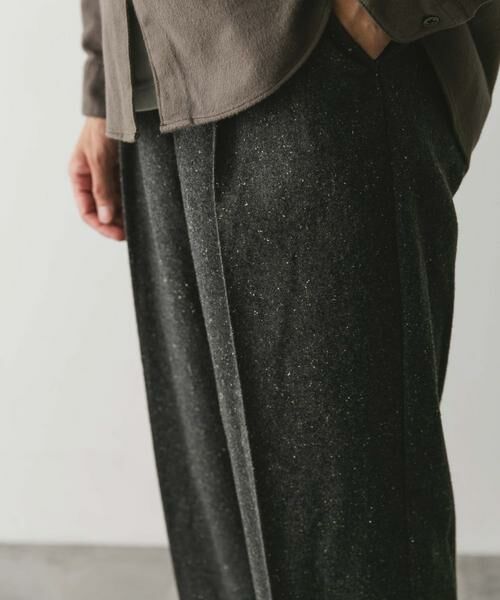 URBAN RESEARCH DOORS / アーバンリサーチ ドアーズ その他パンツ | ウールブレンドネップワンタックパンツ | 詳細27