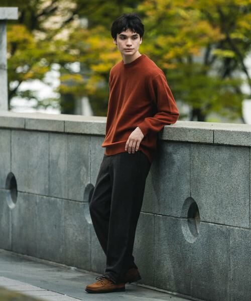 URBAN RESEARCH DOORS / アーバンリサーチ ドアーズ その他パンツ | ウールブレンドヘリンボーンタックパンツ | 詳細1