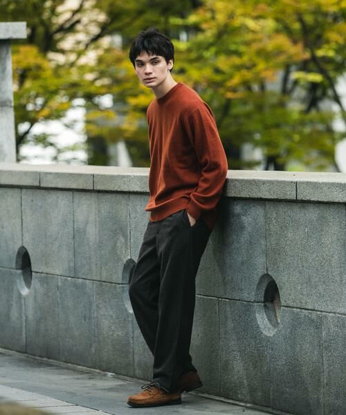 URBAN RESEARCH DOORS / アーバンリサーチ ドアーズ その他パンツ | ウールブレンドヘリンボーンタックパンツ | 詳細2