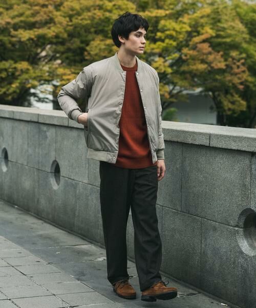 URBAN RESEARCH DOORS / アーバンリサーチ ドアーズ その他パンツ | ウールブレンドヘリンボーンタックパンツ | 詳細4