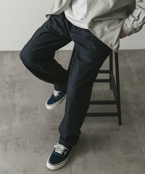 URBAN RESEARCH DOORS / アーバンリサーチ ドアーズ その他パンツ | ウールブレンドヘリンボーンタックパンツ | 詳細25