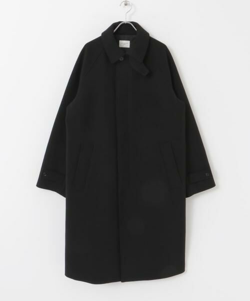 URBAN RESEARCH DOORS / アーバンリサーチ ドアーズ ステンカラーコート | ニットメルトン パデット バルマカンコート | 詳細23